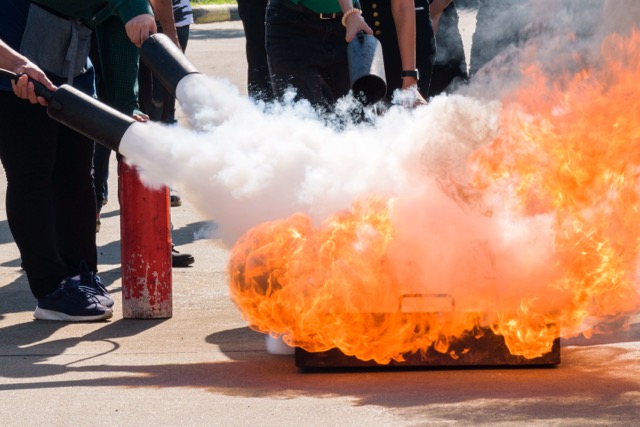 Hands on fire and other vocational training. Real experience